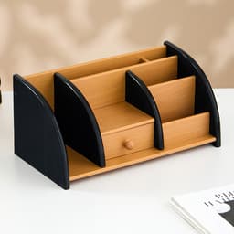 Органайзер 7 секций, 1 выдвижной ящик, 29×12×15 см