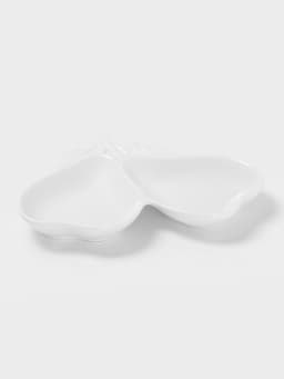 Менажница керамическая 2 ячейки «Груши», 25×19×3 см