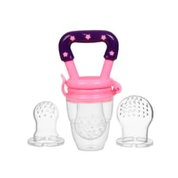 Ниблер для прикорма, от 5 мес., с силиконовой сеточкой, размер S, M, L, розовый