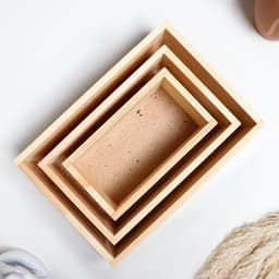 Подарочный ящик «Классик», 30×21×8.5 см, деревянный, набор 3 шт.