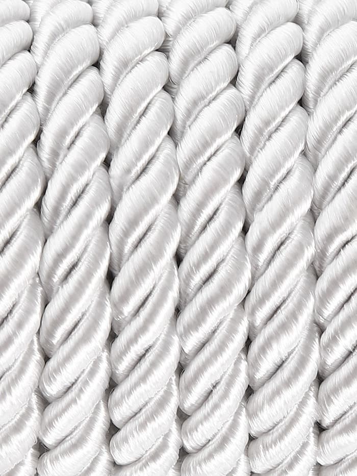 Шнур витой, d=5 мм, 10±1 м, цвет серебряный