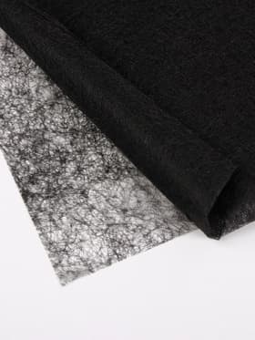 Паутинка клеевая, 32 г/м², 112×50 см, чёрная