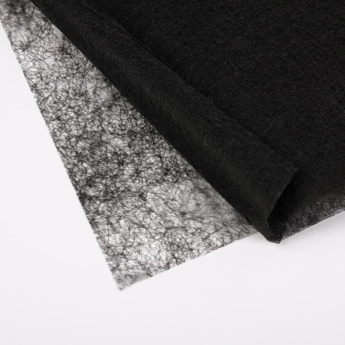 Паутинка клеевая, 32 г/м², 112×50 см, чёрная