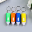 Фонарик брелок для ключей на кольце «Карандаш», мигает, 5×1.7×1.7 см, МИКС