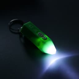 Фонарик брелок для ключей на кольце «Карандаш», мигает, 5×1.7×1.7 см, МИКС