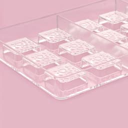 Форма для конфет и шоколада KONFINETTA «Пористый шоколад», 33×16.5×2.5 см, 18 ячеек 3×3×1 см, пластик, прозрачная