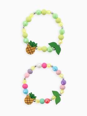 Браслет детский «Выбражулька. Ананас с листочками», d=5 см, МИКС