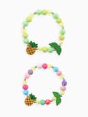 Браслет детский «Выбражулька. Ананас с листочками», d=5 см, МИКС