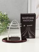 Маятник настольный антистресс «Шары Ньютона. Колыбель техно», овал, 18×11×14 см