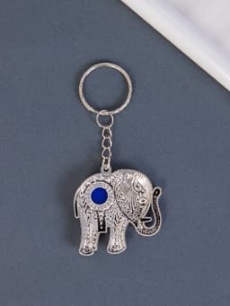 Брелок для ключей на кольце «Индийский слон от сглаза», металл, 4×4.5 см