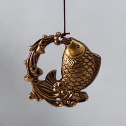 Музыка ветра «Карп», металл, 7 колокольчиков, 46 см, МИКС