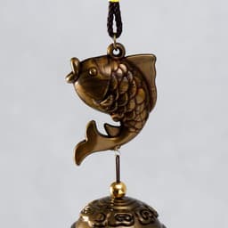 Музыка ветра «Карп», металл, 7 колокольчиков, 46 см, МИКС