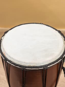 Сувенирный музыкальный инструмент «Барабан Джембе Узоры», 30×15×15 см, МИКС