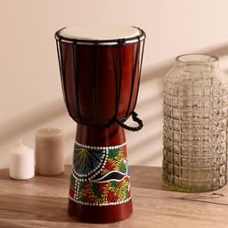 Сувенирный музыкальный инструмент «Барабан Джембе», 40×18×18 см