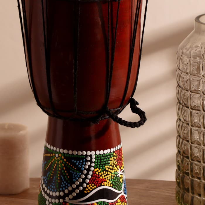 Сувенирный музыкальный инструмент «Барабан Джембе», 40×18×18 см