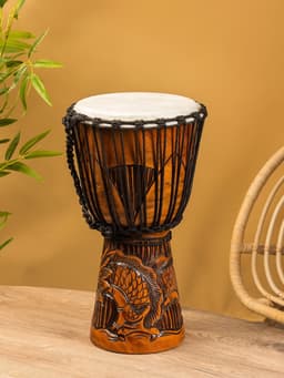 Сувенирный музыкальный инструмент «Барабан Джембе», 50×26×26 см