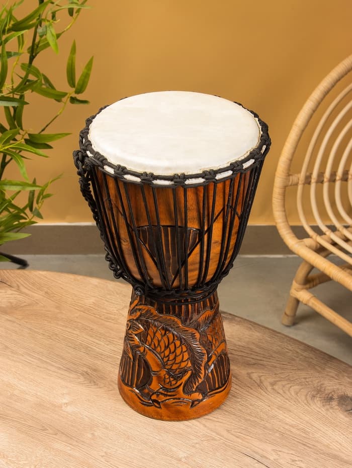 Сувенирный музыкальный инструмент «Барабан Джембе», 50×26×26 см