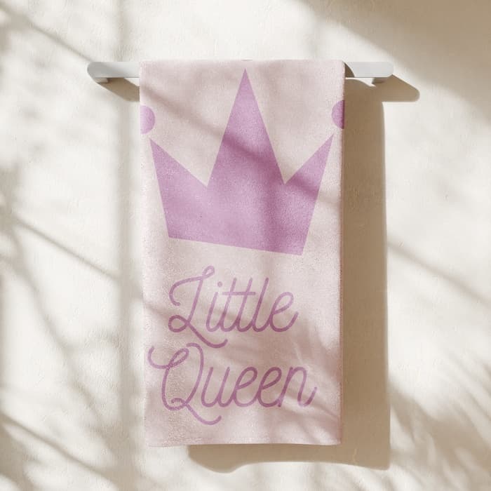 Полотенце махровое «Этель» Little queen, 70×130 см, хлопок 100%