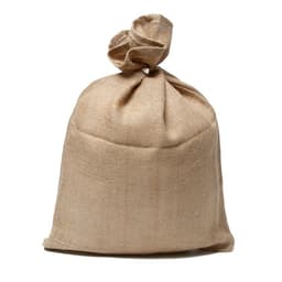 Мешок джутовый, 45×60 см, плотность 315 г/м², плетение 46×40 нитей, с завязками