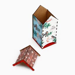 Подарочный набор «С новым годом»: чайный домик и кружка