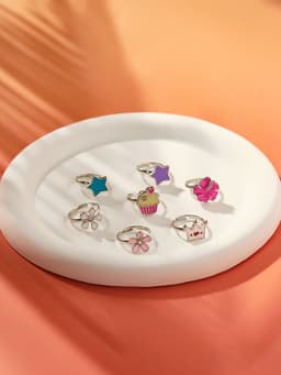 Кольцо «Выбражулька. Только для девочек», безразмерное, фасовка 36 шт. форма МИКС, цвет МИКС