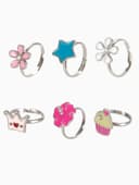 Кольцо «Выбражулька. Только для девочек», безразмерное, фасовка 36 шт. форма МИКС, цвет МИКС