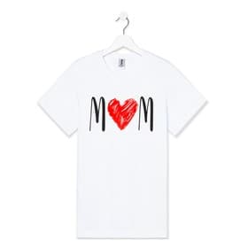 Футболка женская KAFTAN Love mom, белая, размер 50
