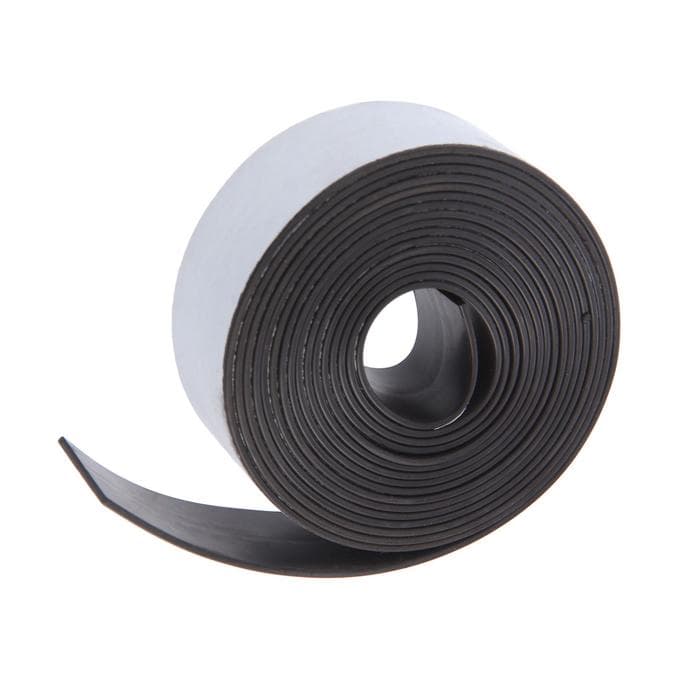 Магнитная лента ТУНДРА, с клеевым слоем, 25×1.5 мм, длина 3 м