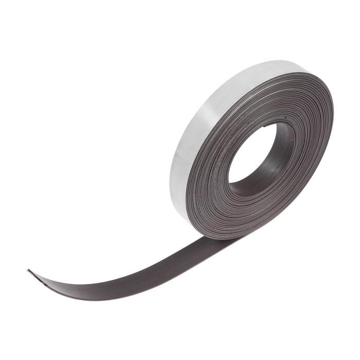 Магнитная лента ТУНДРА, с клеевым слоем, 25×1.5 мм, длина 10 м