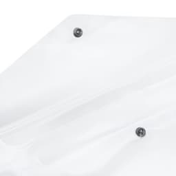 Папка-конверт на кнопке А4, 160 мкм, ErichKrause Glossy Clear, глянцевая, с цветной кнопкой, прозрачная, микс