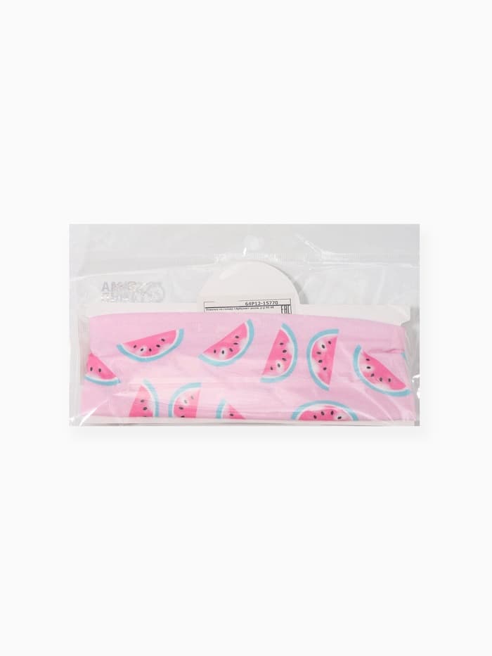 Повязка на голову для девочки «Крошка Я. Арбузик», размер 46-48, розовая