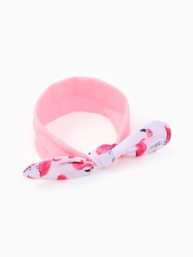 Повязка на голову для девочки «Крошка Я. Фламинго», размер 46-48, розовая