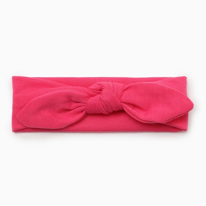 Повязки на голову для девочки «Крошка Я. Фламинго», 2 шт., размер 46-48, белая, розовая