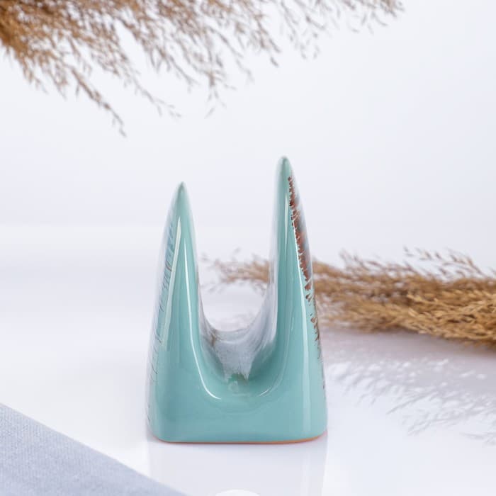 Набор для специй Борисовская керамика «Скандинавия», 5 предметов, бирюзовый