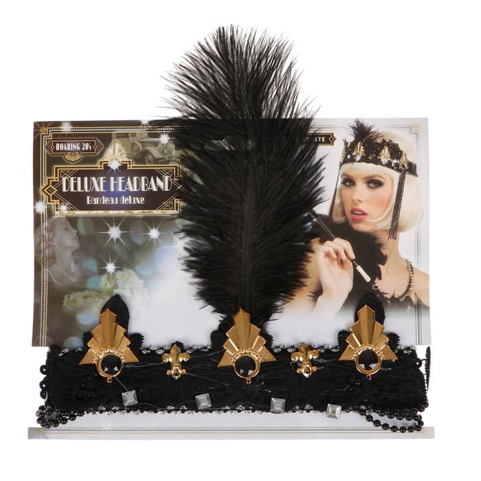 Повязка на голову с пером «Богиня»