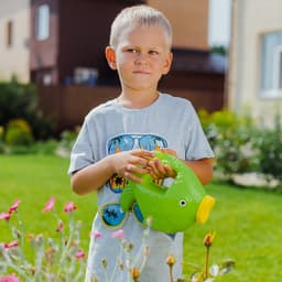 Лейка детская, 1 л, с рассеивателем, «Рыбка»