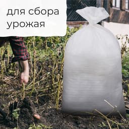 Мешок полипропиленовый, 50×95 см, на 50 кг, белый