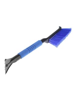 Щетка сметка, со скребком, «Oktan», мягкая ручка, 42.5 см, МИКС