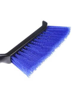 Щетка сметка, со скребком, «Oktan», мягкая ручка, 42.5 см, МИКС