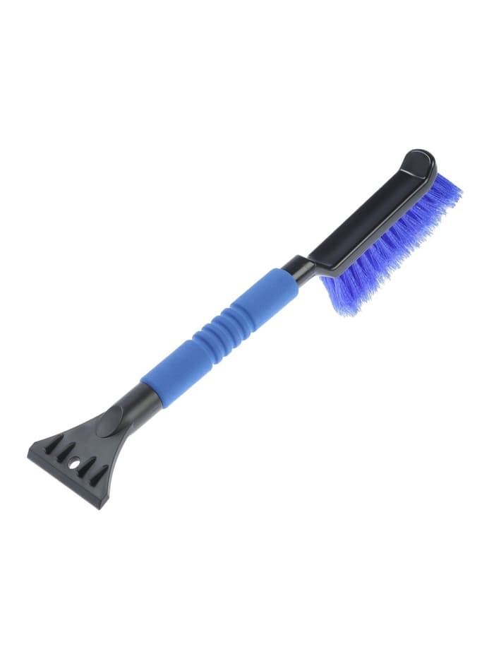 Щетка сметка, со скребком, «Oktan», мягкая ручка, 42.5 см, МИКС