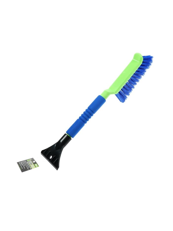 Щетка сметка, со скребком, «Oktan», мягкая ручка, 42.5 см, МИКС