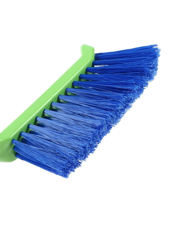 Щетка сметка, со скребком, «Oktan», мягкая ручка, 42.5 см, МИКС