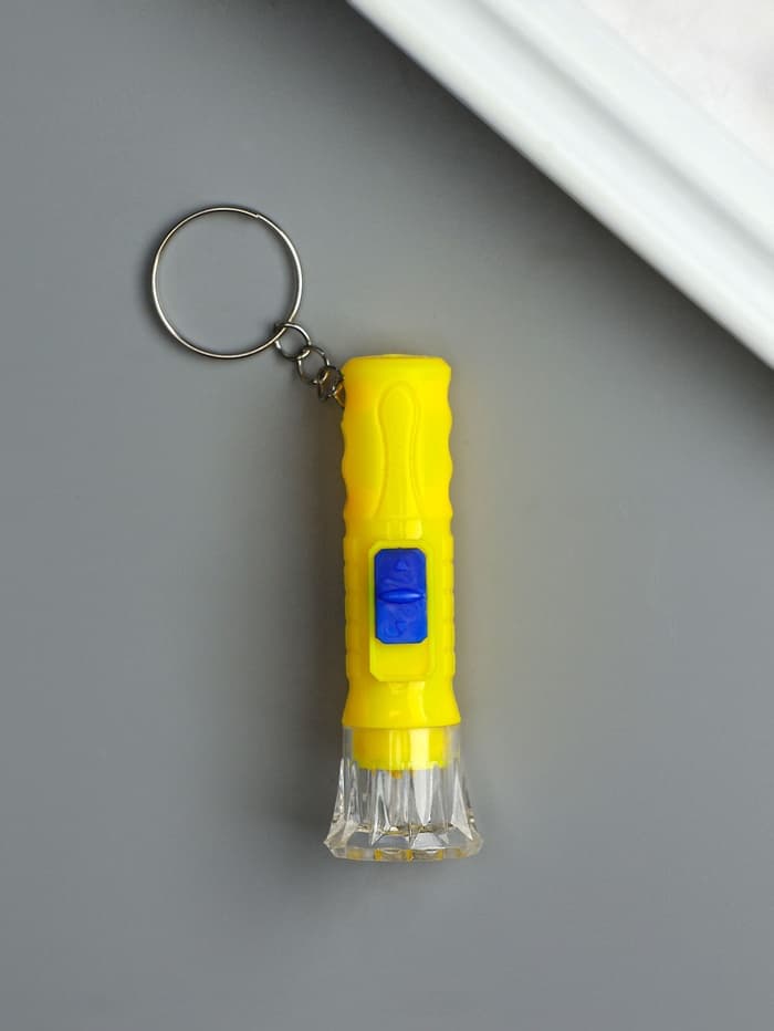 Брелок - фонарик для ключей, 1 LED, 2×6.5 см, МИКС