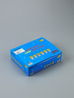 Фонарик брелок для ключей на кольце «Смайлик», 1 LED, 3×5.5 см, МИКС