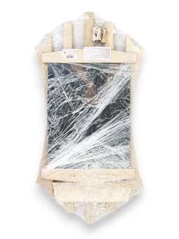 Зеркало для бани и сауны «Лесенка», 75×40 см, с полкой, 3 крючка