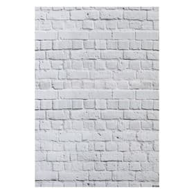 Фотофон для съёмок, винил «Белый кирпич», 80×125 см
