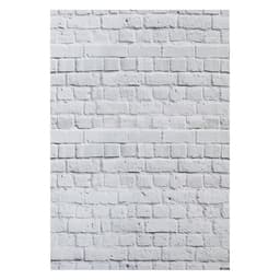 Фотофон для съёмок, винил «Белый кирпич», 80×125 см