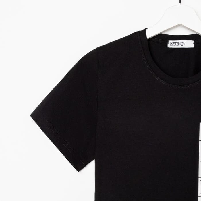 Футболка женская KAFTAN Beautiful, чёрная, размер 40-42