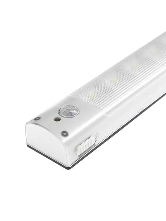 Светильник светодиодный с датчиком движения, 5 LED, 2 Вт, от батареек 3хAAA, 6500К, свечение холодное белое