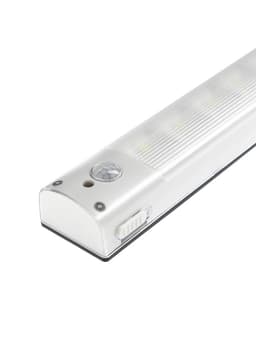 Светильник светодиодный с датчиком движения, 5 LED, 2 Вт, от батареек 3хAAA, 6500К, свечение холодное белое